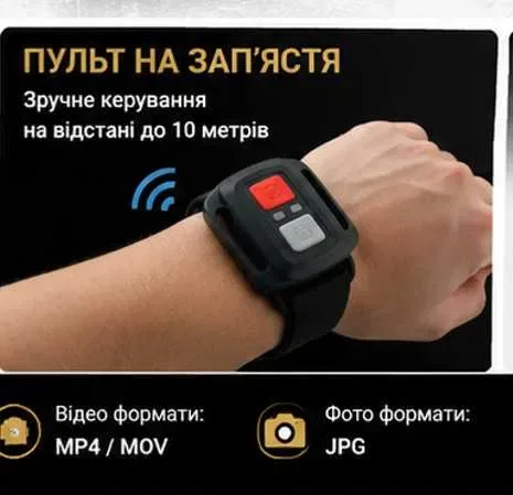 Екшн-камера 4K UltraHD відео Wi-Fi водонепроникна підводна ширококутна — фото 5