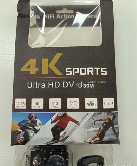 Екшн камера водонепроникна 4K Ultra HD WiF з пультом экшен регистратор — фото 3