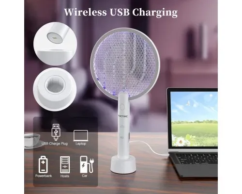 Електрична мухобійка TMАCTIME WD-942 4000V акумуляторна від комарів — фото 4