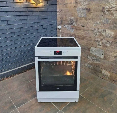 Електрична плита з доставкою AEG CIB6660BBW! Великий асортимент!