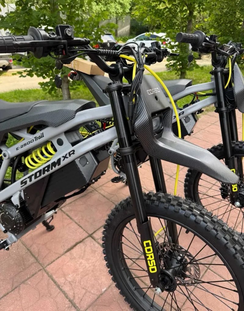 Електричний мотоцикл Новий Corso Storm XR 2500W Гарантія 3 роки Безкоштовна доставка Електромотоцикл Електробайк — фото 3