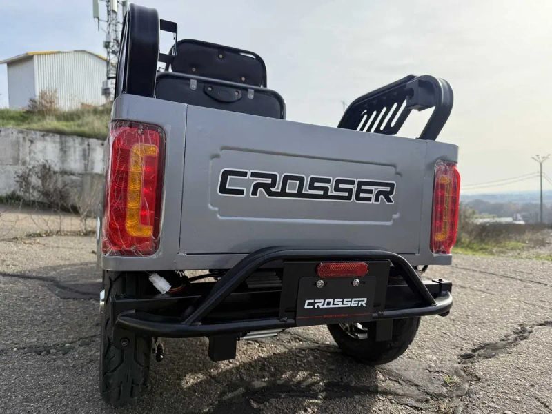 Електричний вантажний трицикл Crosser TR-5 LiFePo4 1500W-77V-30Ah/ кузов-транфсормер Електромобіль — фото 8