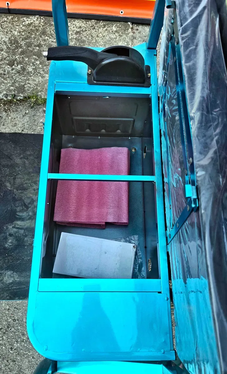 Електричний вантажний трицикл ZONGER 1500W (Колір: Бірюзовий) +Доставка — фото 8