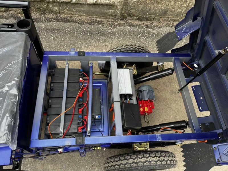 Електро трицикл Crosser Cargo 12 60V/1000W 2026 Синій Електротрайк 3 колісний скутер з кузовом Crosser Карго — фото 6