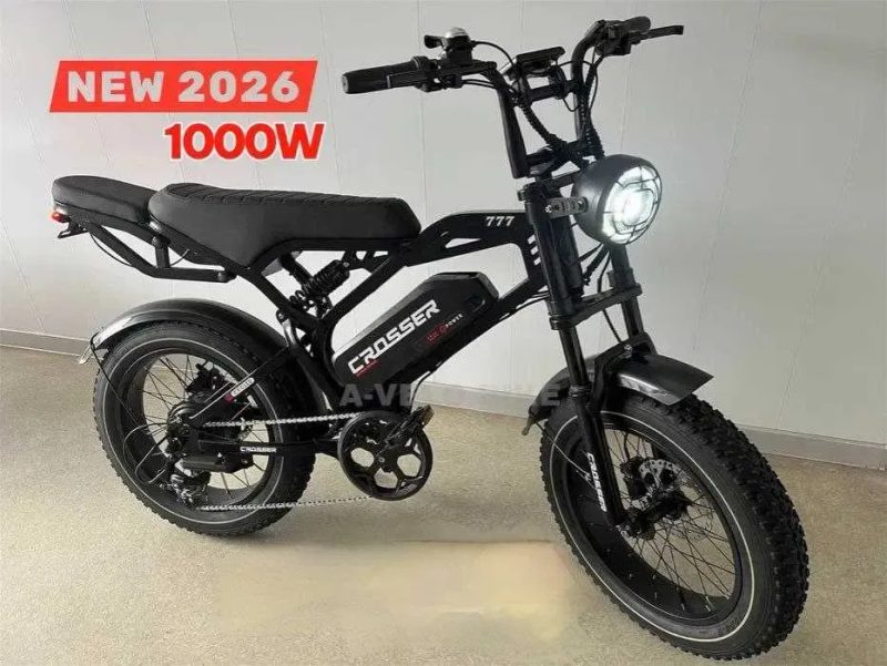 Электрофетбайк Crosser-777 20" 1000w 48V 15Ah (2026р.) — фото 2