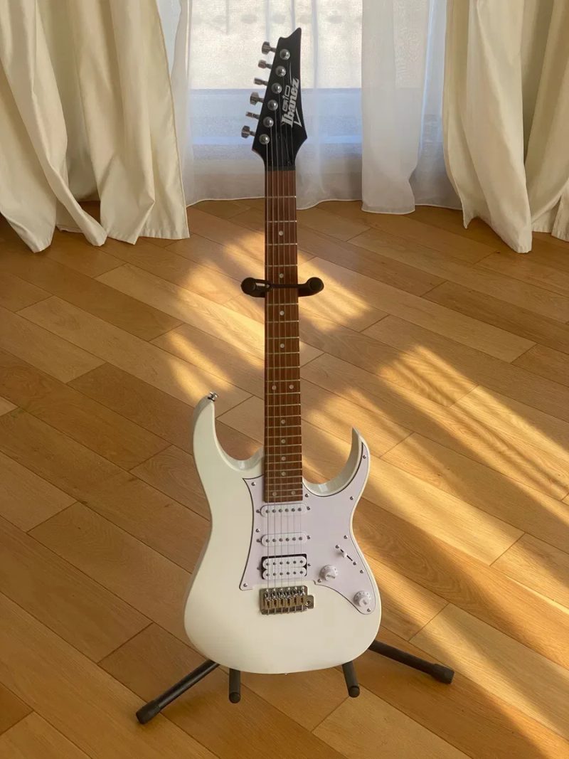 Електрогітара Ibanez GRG140 WH + ЧЕК+кабель Cort + стійка (стан гітари  нова) — фото 2