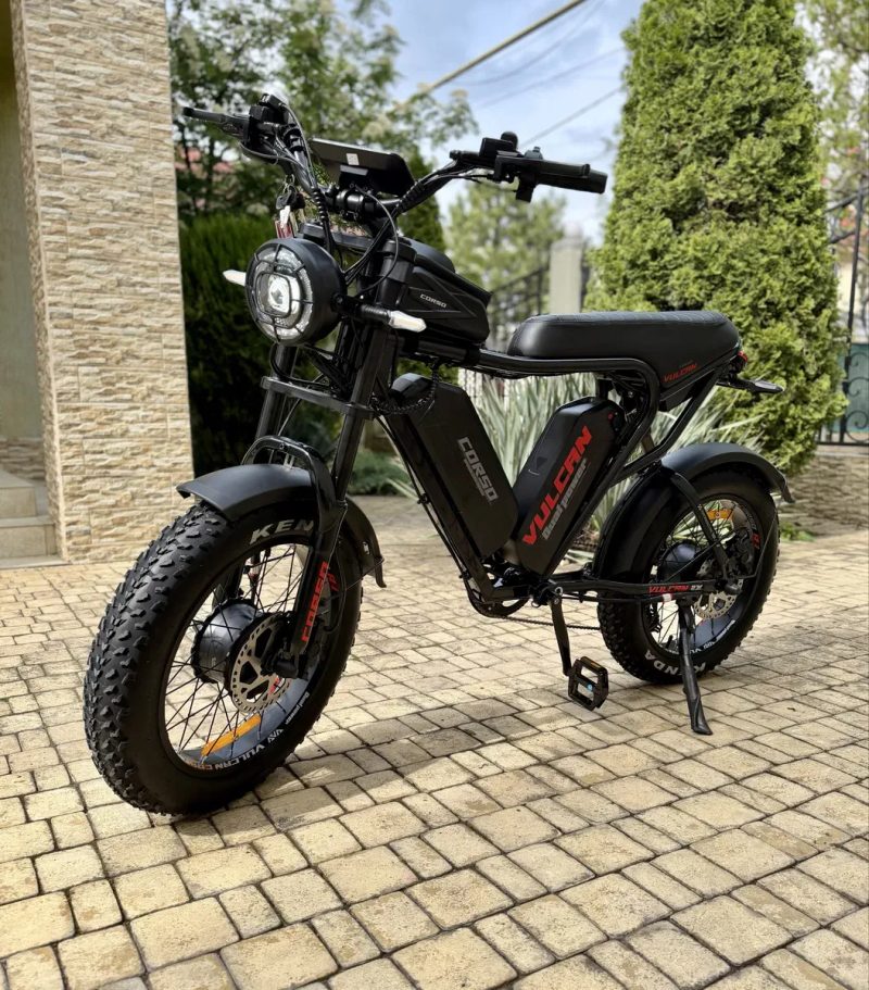Електроскутер Corso VULCAN 1200Вт, фетбайк, електровелосипед — фото 3