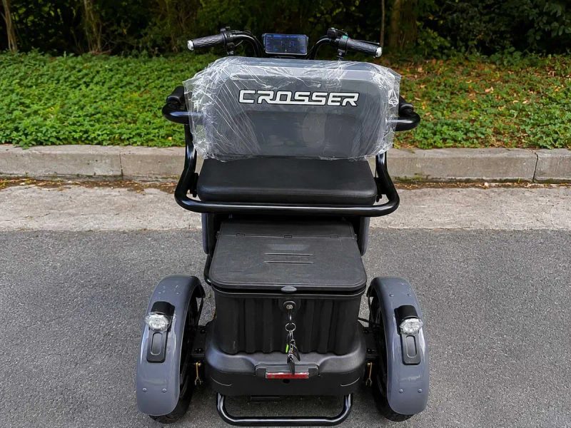 Електроскутер трицикл Crosser TR1 1500 W 77v 30A LFP/Grapfen 2026 База Vintik Shpuntik Графитовый — фото 5