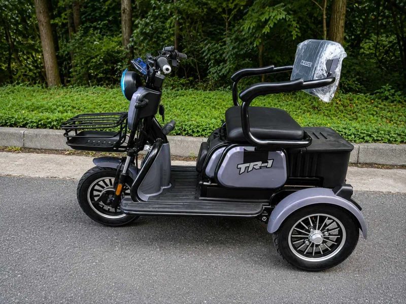 Електроскутер трицикл Crosser TR1 1500 W 77v 30A LFP/Grapfen 2026 База Vintik Shpuntik Графитовый — фото 6
