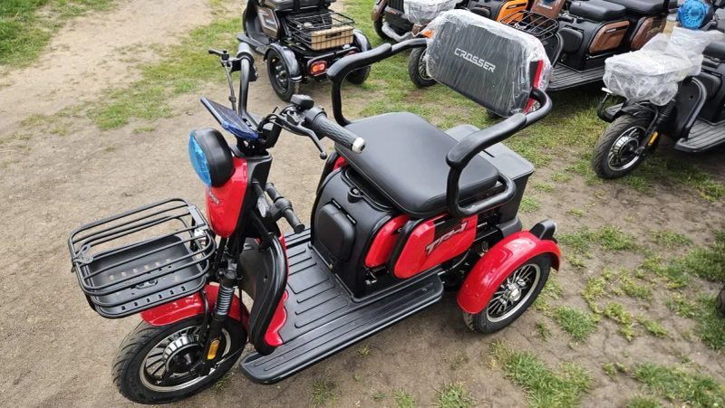 Электротрицикл ГАРАНТИЯ Трехколесный электротрайк tr1 tr5 стокмото — фото 5