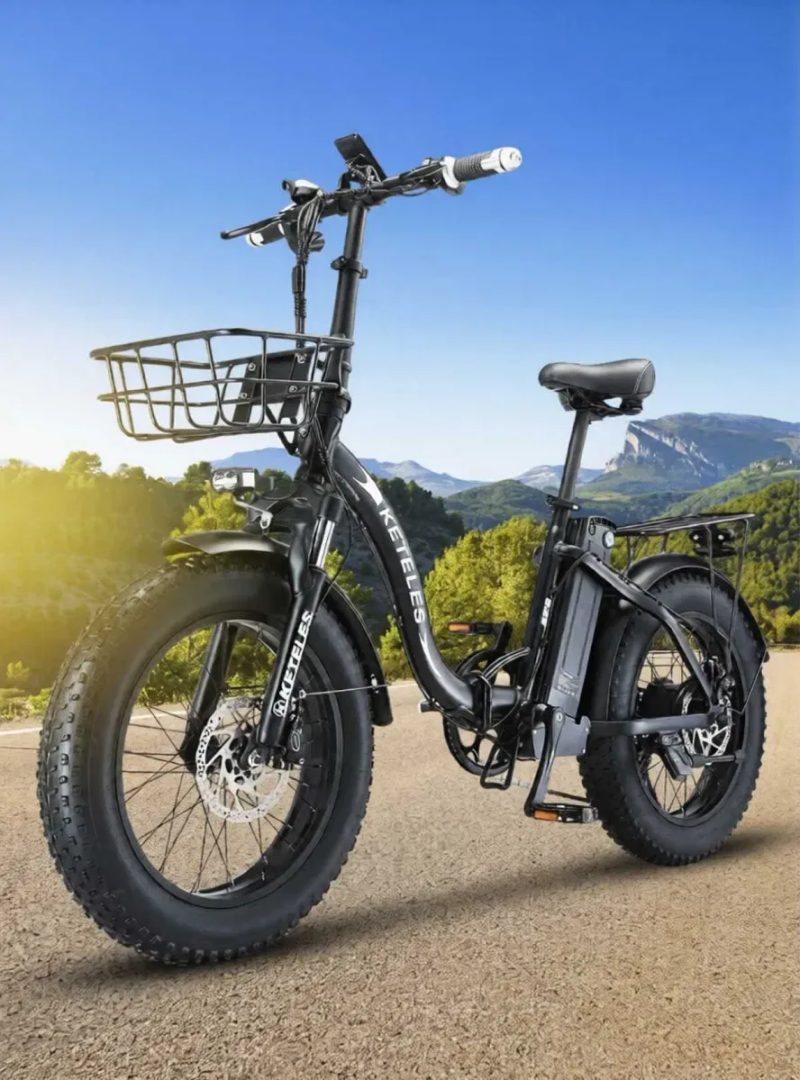 Електровелосипед складний KETELES KF9 750W 4 варіанти батареї гарантія електричний велосипед купити з складу новий электровелосипед купить с гарантией — фото 3