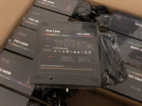 Енергоефективний блок живлення Pro Line (ATX 600W), 80 PLUS Bronze