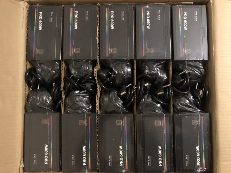 Енергоефективний блок живлення Pro Line (ATX 600W), 80 PLUS Bronze — фото 2