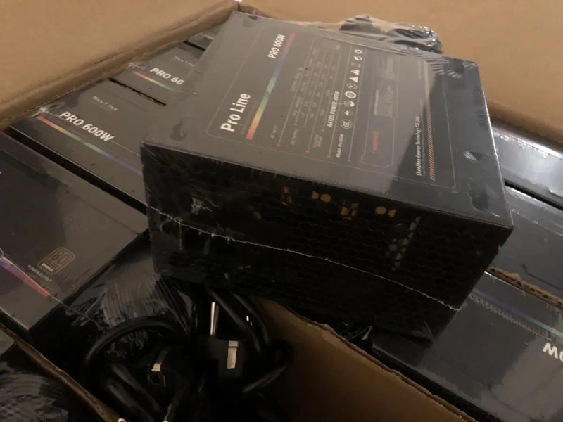 Енергоефективний блок живлення Pro Line (ATX 600W), 80 PLUS Bronze — фото 3