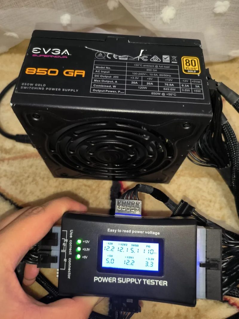 EVGA SuperNOVA 850 GA 850W 80 Plus Gold 2021 рік  Топовий бж    rtx rx gtx mx gt gaming oc — фото 2