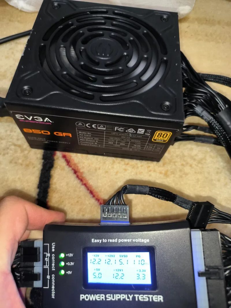 EVGA SuperNOVA 850 GA 850W 80 Plus Gold 2021 рік  Топовий бж    rtx rx gtx mx gt gaming oc — фото 6