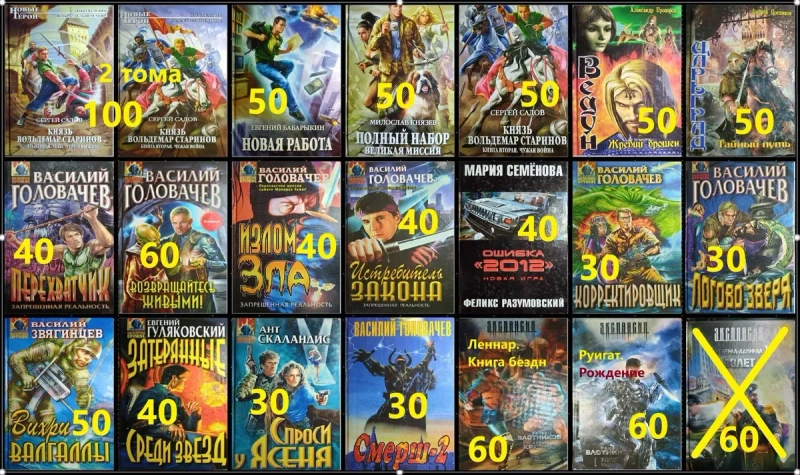Ф1 Фантастика, фэнтези. Лукьяненко, Белянин, Зыков Орлов Перумов и др. Комплект книг — фото 8