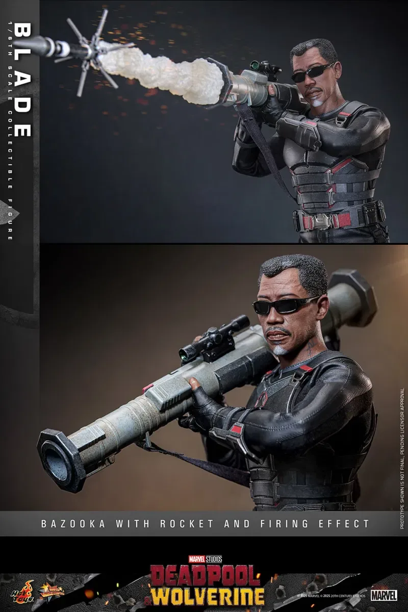 Фігурка 1/6 Hot Toys MMS791B Deadpool&Wolverine - Blade. Limited Edition — фото 5