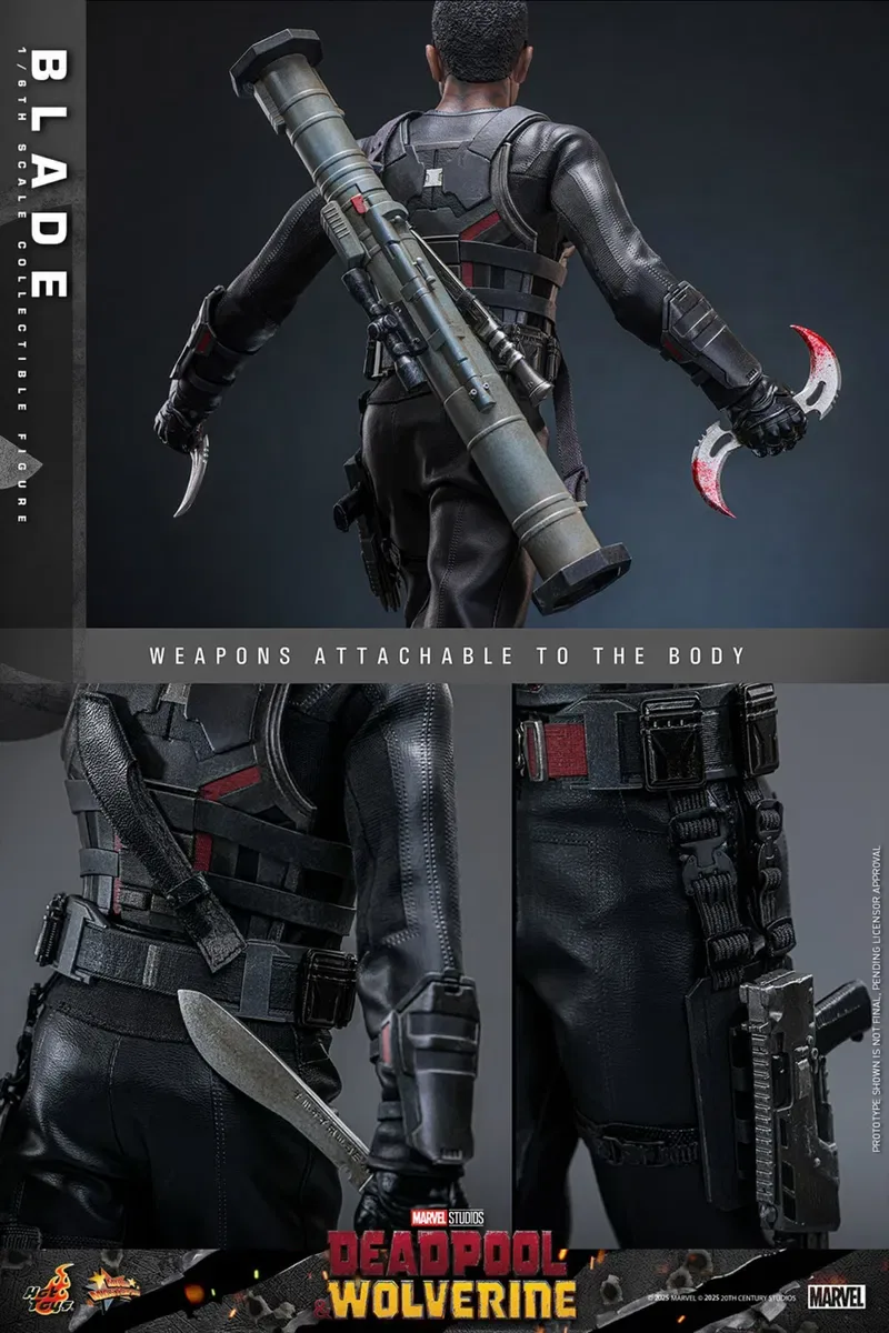 Фігурка 1/6 Hot Toys MMS791B Deadpool&Wolverine - Blade. Limited Edition — фото 6