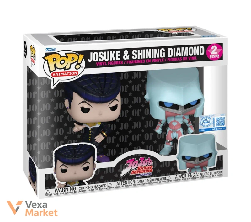 Фігурки Funko POP! Animation JoJo's Bizarre Adventure Josuke & Shining Diamond — фото 2