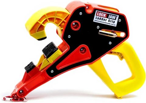 Фіксатор драбини Lock Jaw Ladder Grip (затискач до ринви) Стабілізатор для драбини Lock Jaw Ladder Grip / Кріплення Затискач стабілізатор для драбини