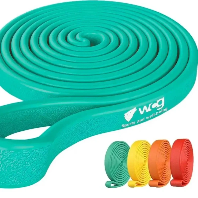 Фітнес-резинка WCG PowerStrip Level 1 (7 - 13 кг) — Гумовий еспандер для тренувань та підтягувань — фото 6