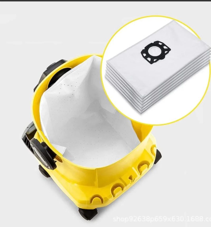 Флісові мішки  для пилососа Karcher WD4, WD5, WD6, NT361, NT350, NT351 — фото 8