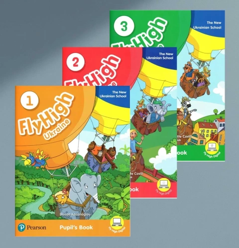 Fly High 2 Ukraine - англійська мова, книга для школи