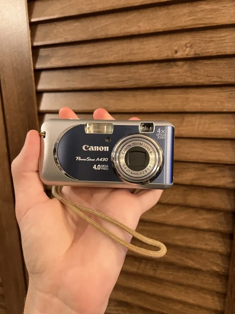 Фотоапарат Canon PowerShot A430 Blue (CCD, Y2K) Чудовий стан