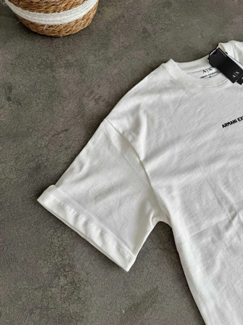 Футболка ARMANI EXCH white / Армани белая С М Л ХЛ — фото 2