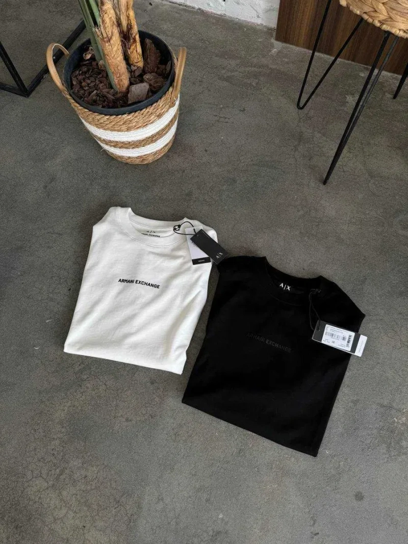 Футболка ARMANI EXCH white / Армани белая С М Л ХЛ — фото 6