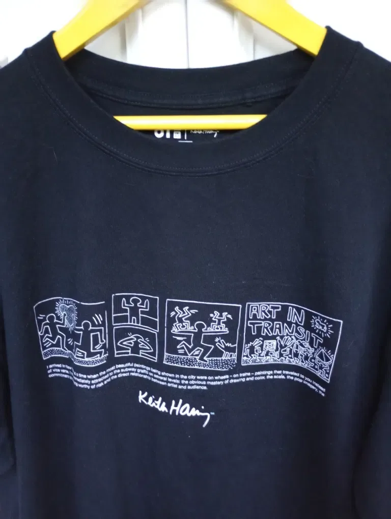 Футболка черная Uniqlo UT x Keith Haring — фото 6
