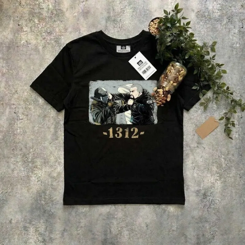 Футболка черная Weekend Offender Leo Greogry (XS S M L XL XXL) — фото 2