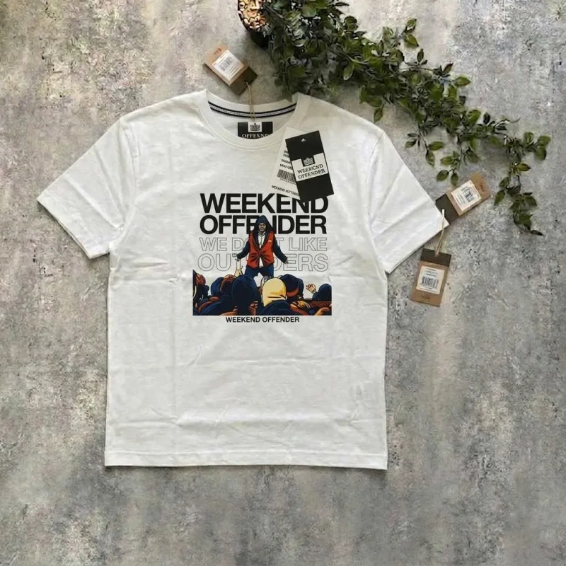 Футболка черная Weekend Offender Leo Greogry (XS S M L XL XXL) — фото 5