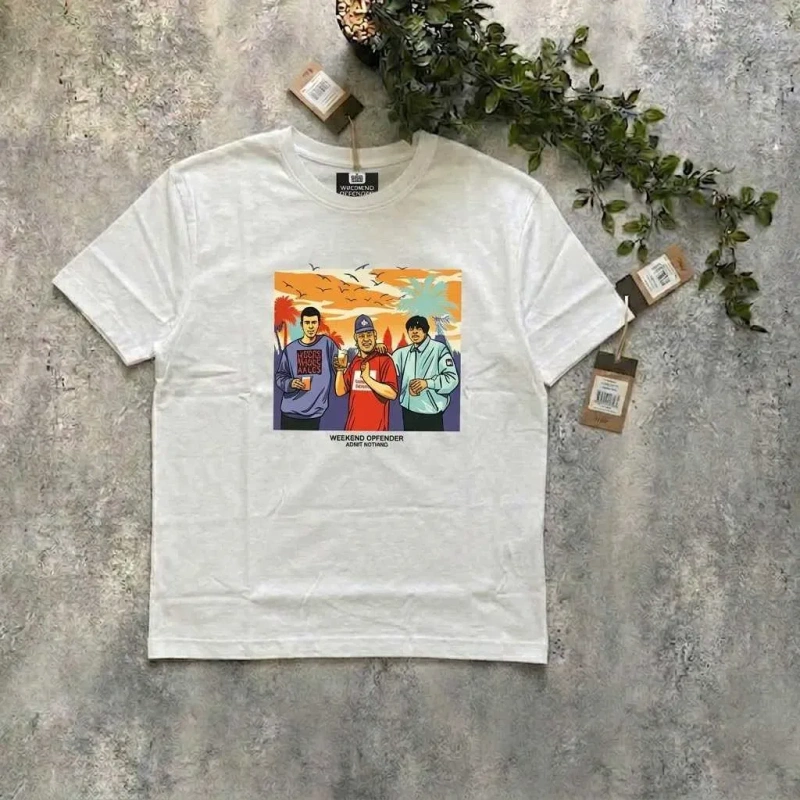 Футболка черная Weekend Offender Leo Greogry (XS S M L XL XXL) — фото 7