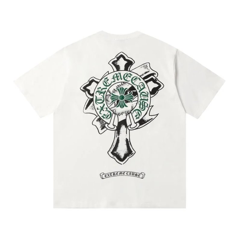 Футболка Chrome Hearts Logo унисекс Хром Хартс с крестами новинка 2025 — фото 5