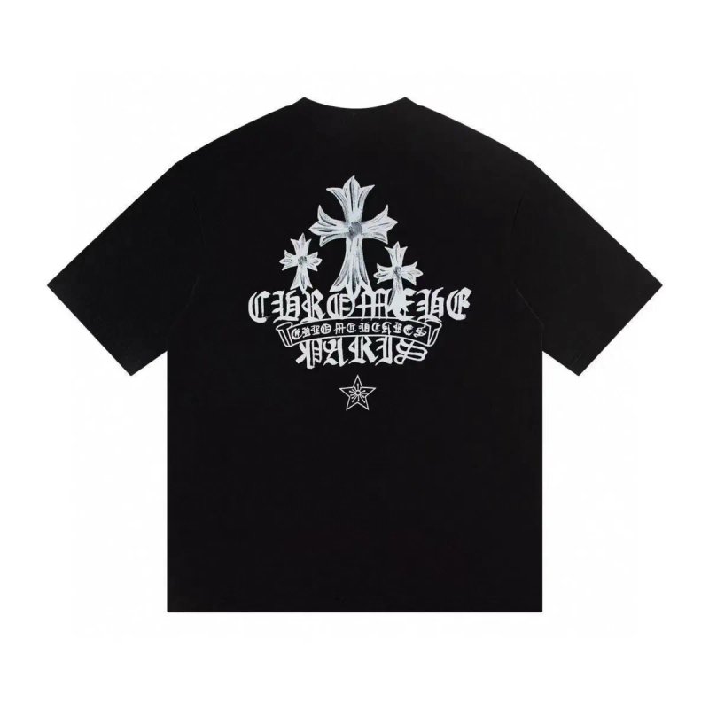 Футболка Chrome Hearts Logo унисекс Хром Хартс с крестами новинка 2025 — фото 7
