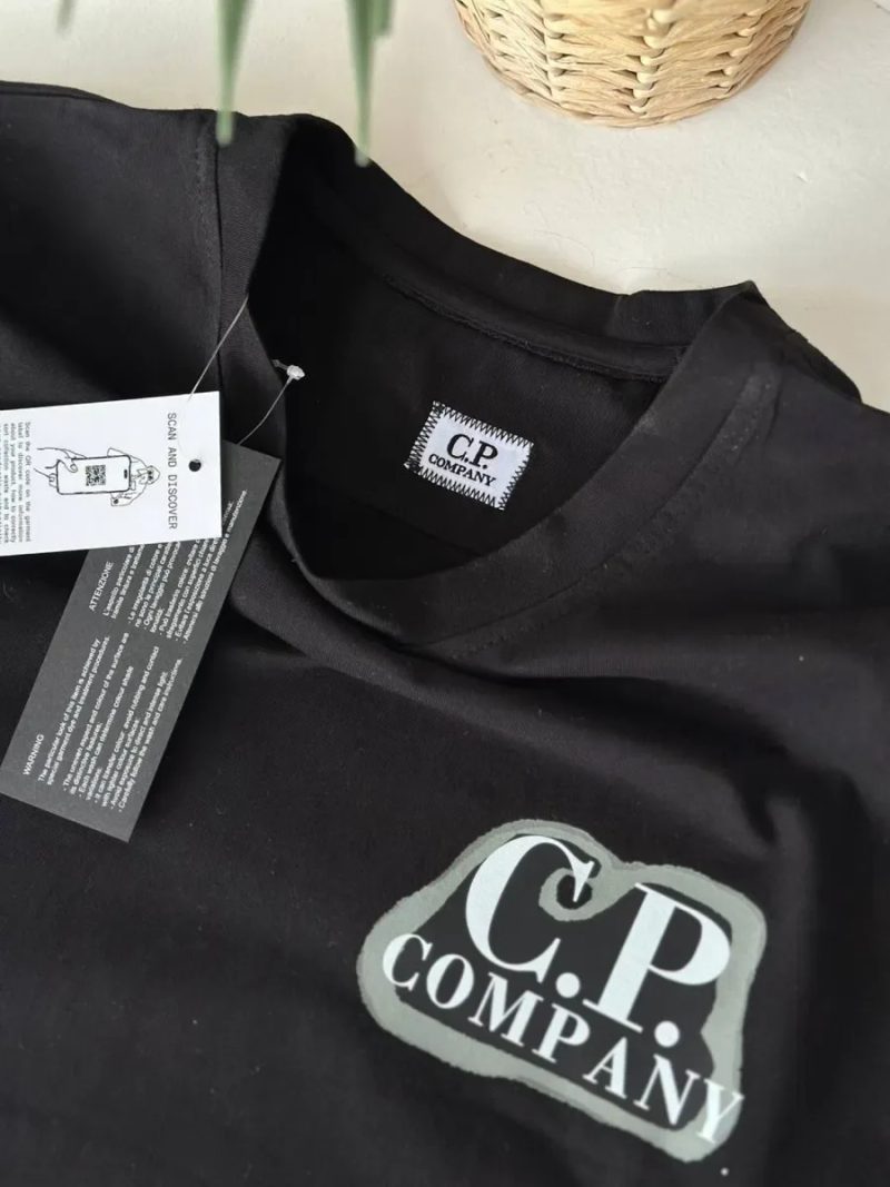 Футболка Cp Company біла/ чоловіча футболка сп компані чорна/ нова — фото 5
