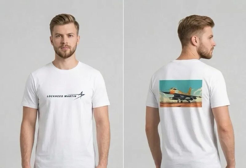 Футболка Lockheed Martin aviation  streetwear — фото 3