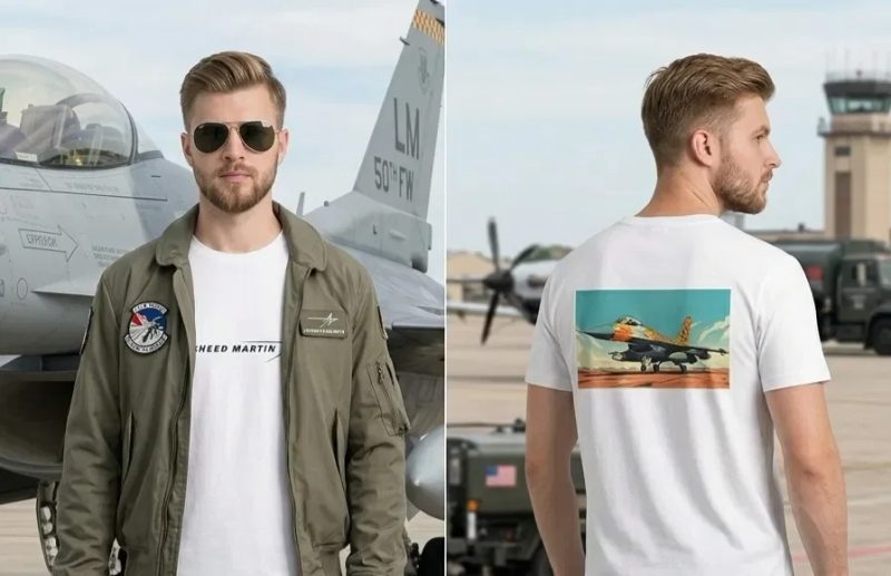 Футболка Lockheed Martin aviation  streetwear — фото 4