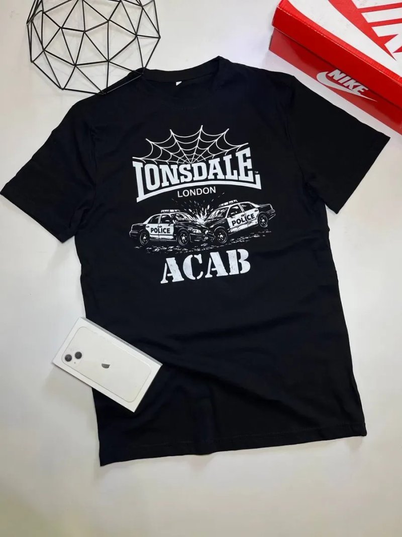 Футболка Lonsdale / майка Лонсдейл / футболки LONSDALE / унісекс / дешево / ЛОНСДЕЙЛ АКАБ / ACAB — фото 3