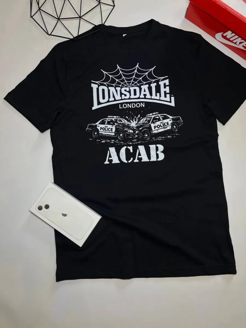 Футболка Lonsdale / майка Лонсдейл / футболки LONSDALE / унісекс / дешево / ЛОНСДЕЙЛ АКАБ / ACAB — фото 4