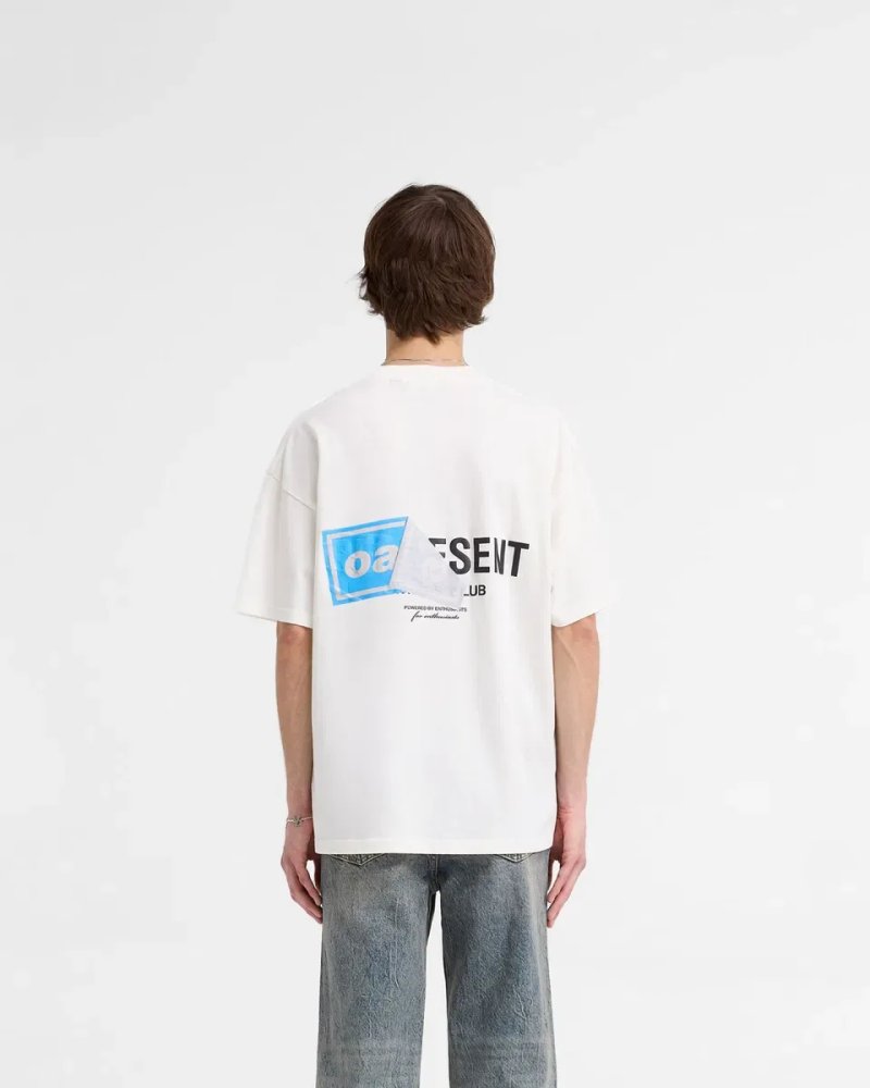 Футболка Represent Oasis Owners Club T-Shirt — Flat White/Stained Grey — фото 6