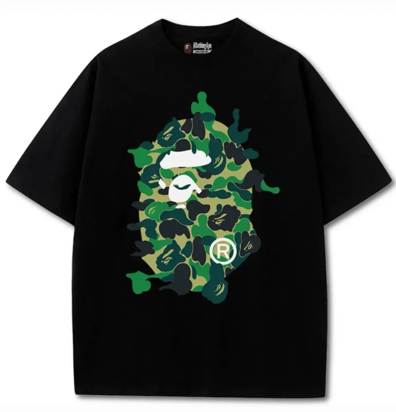 Футболки BAPE A Bathing APE Logo унисекс Бейп Бэйп Новинка сезона — фото 6
