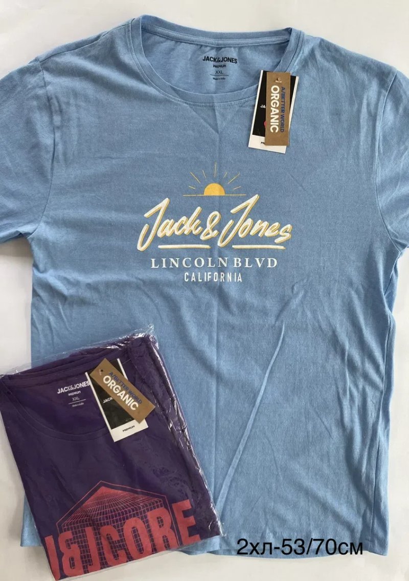 Футболки чоловічі Jack&jones  60% бавовна M L XL  нові оригінал Primark футболка майка — фото 4