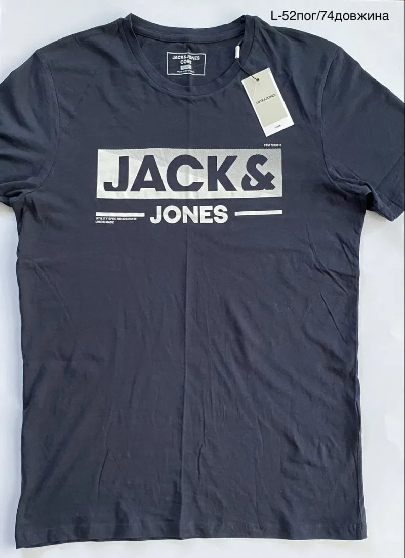 Футболки чоловічі Jack&jones  60% бавовна M L XL  нові оригінал Primark футболка майка — фото 6