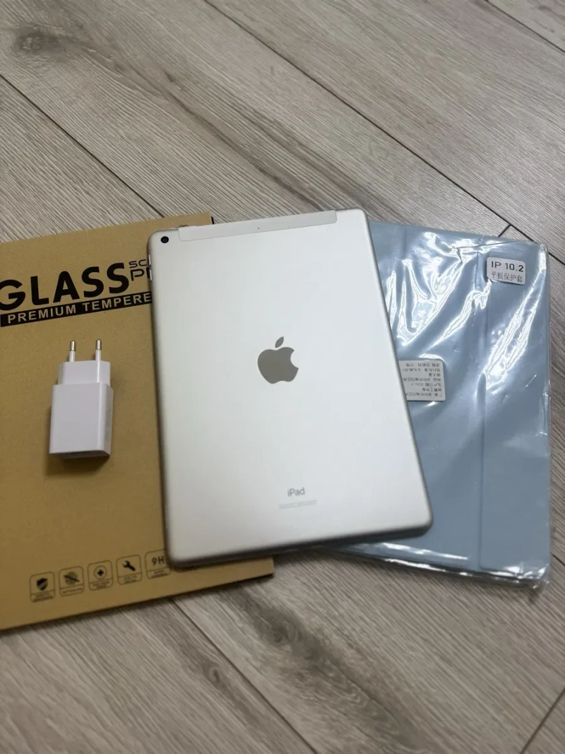 Гарантія! Ідеальний стан iPad 7 ( 2021 ) підтримка SIM картки / Чохол / Скло і Зарядка у ПОДАРУНОК! — фото 3