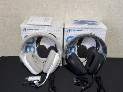 Гарантія‼️ L80 Attack Shark бездротові ігрові навушники