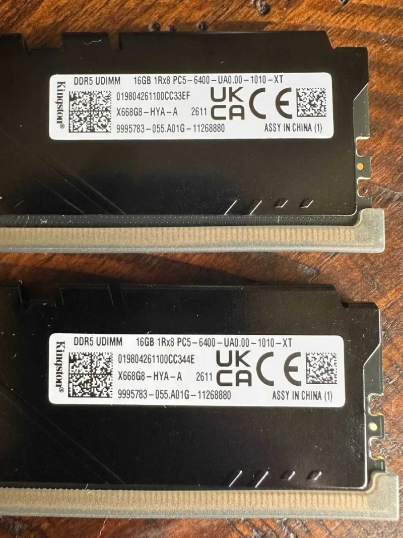 ГАРАНТІЯ | Оперативна пам'ять DDR5 32GB [2x16GB] 6400/CL44 Kingston FURY Alienware Легко працює на 6000/CL30-36-36-76 (X668G8-HYA-A) — фото 2