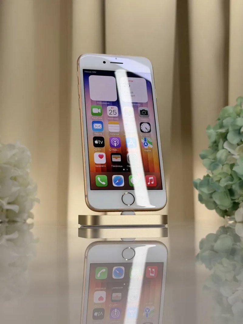 Гарний iPhone 8 Gold 64GB 87%АКБ в Оригіналі! (Магазин Гарантія) — фото 4